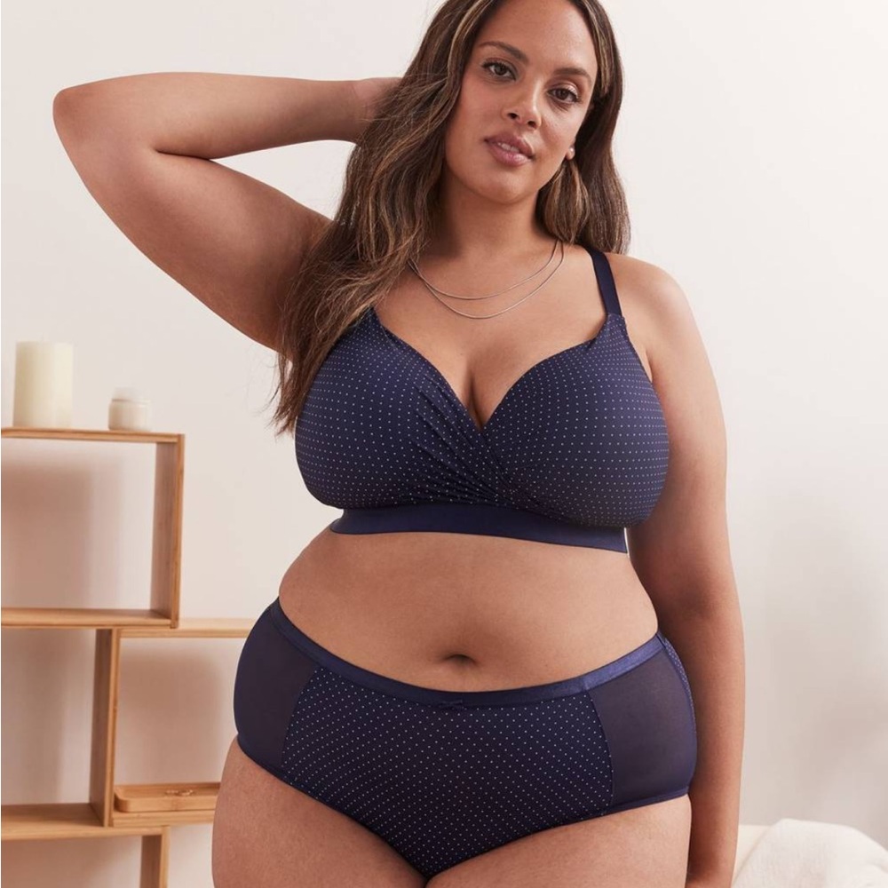Deesse Lingerie Navy Blue Bra